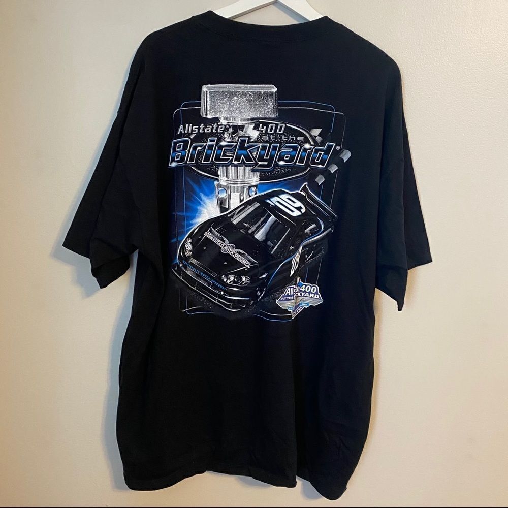 Indianapolis Motor Speedway Allstate 400 Brickyard T-Shirt Tee Casual Black 2009 - Picture 6 of 8